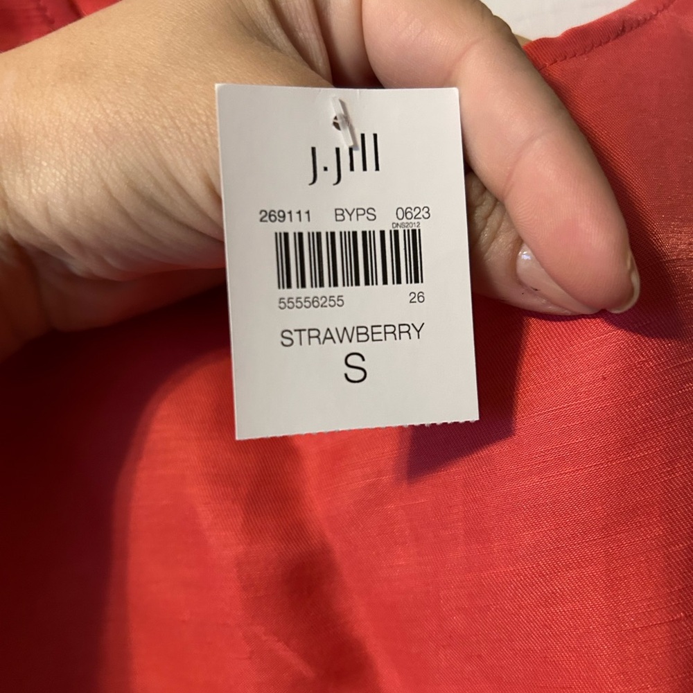 J. Jill Strawberry Red Dress - Picture 2 of 3